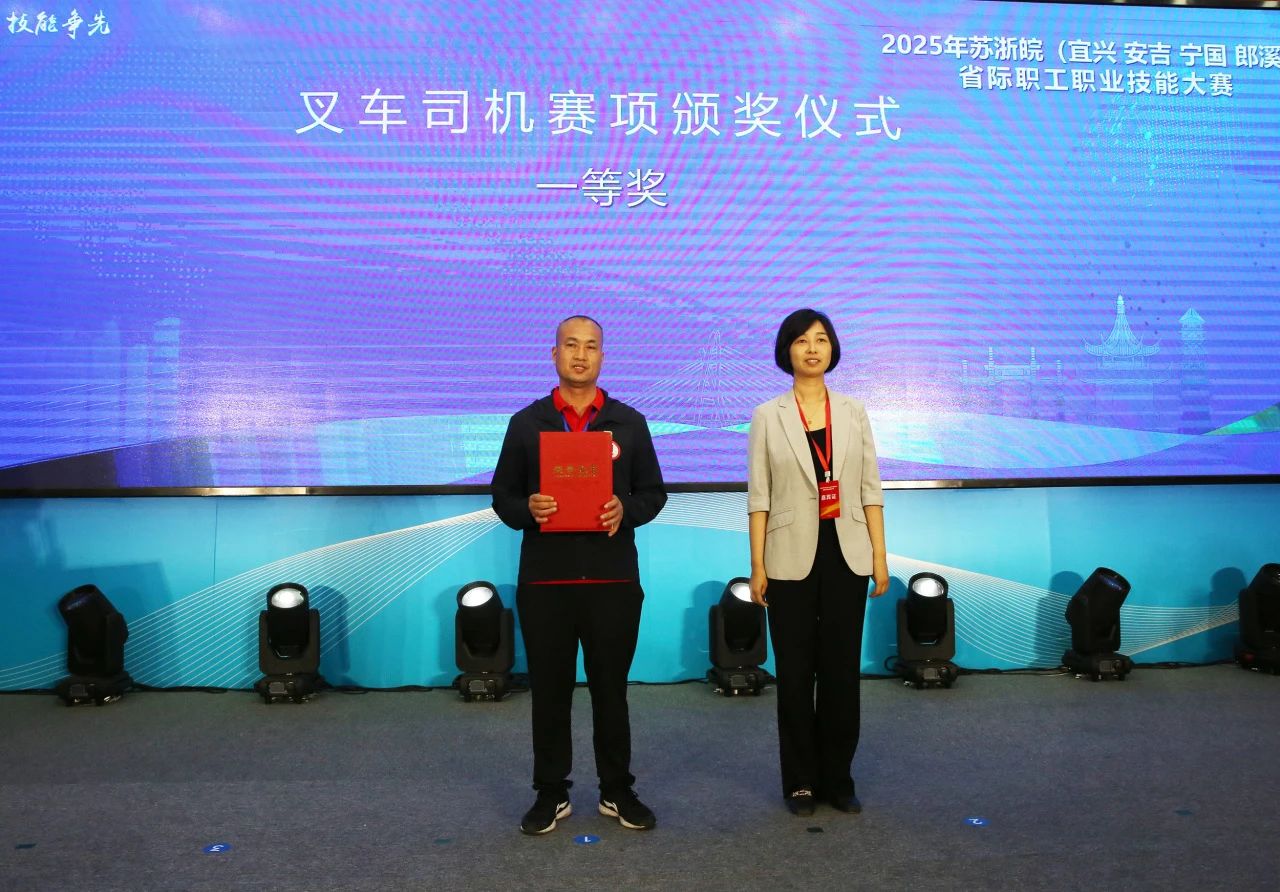 喜报｜兴发游戏xf“刘德华”一举夺冠！省际技术大赛包揽冠亚军，，，，，，叉车班再获佳绩！